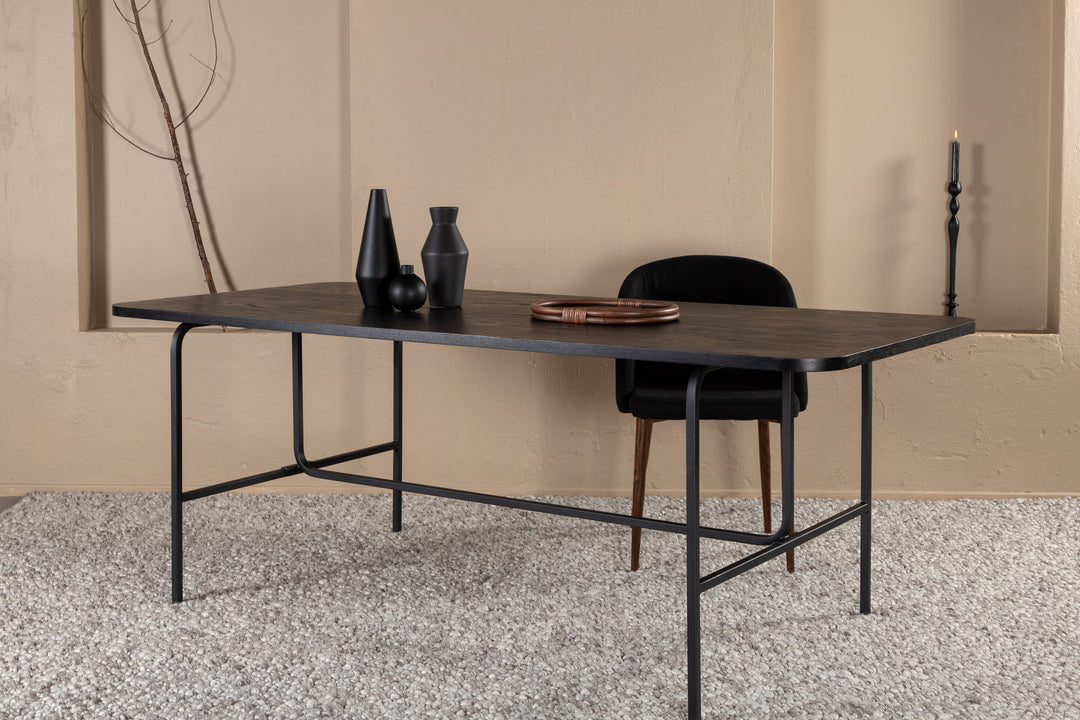 Venture Home Uno Dining Table - Black / Black Veneer