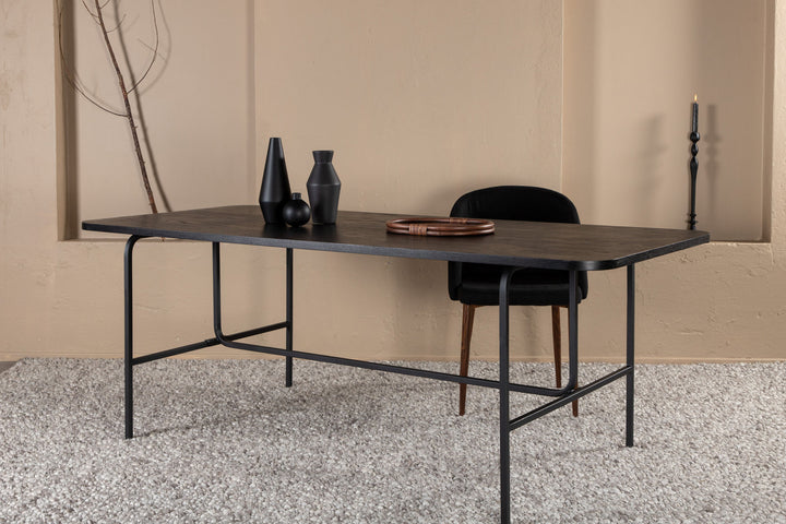 Venture Home Uno Dining Table - Black / Black Veneer