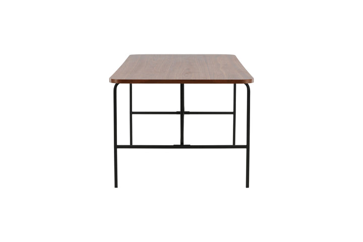 Venture Home Uno Dining Table - Black / Walnut Veneer