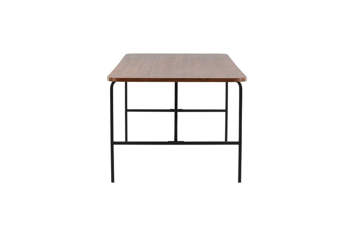 Venture Home Uno Dining Table - Black / Walnut Veneer