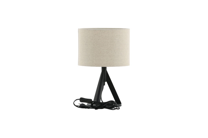 Venture Home Kona -Table Lamp - Black/Linen
