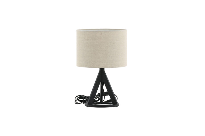 Venture Home Kona -Table Lamp - Black/Linen