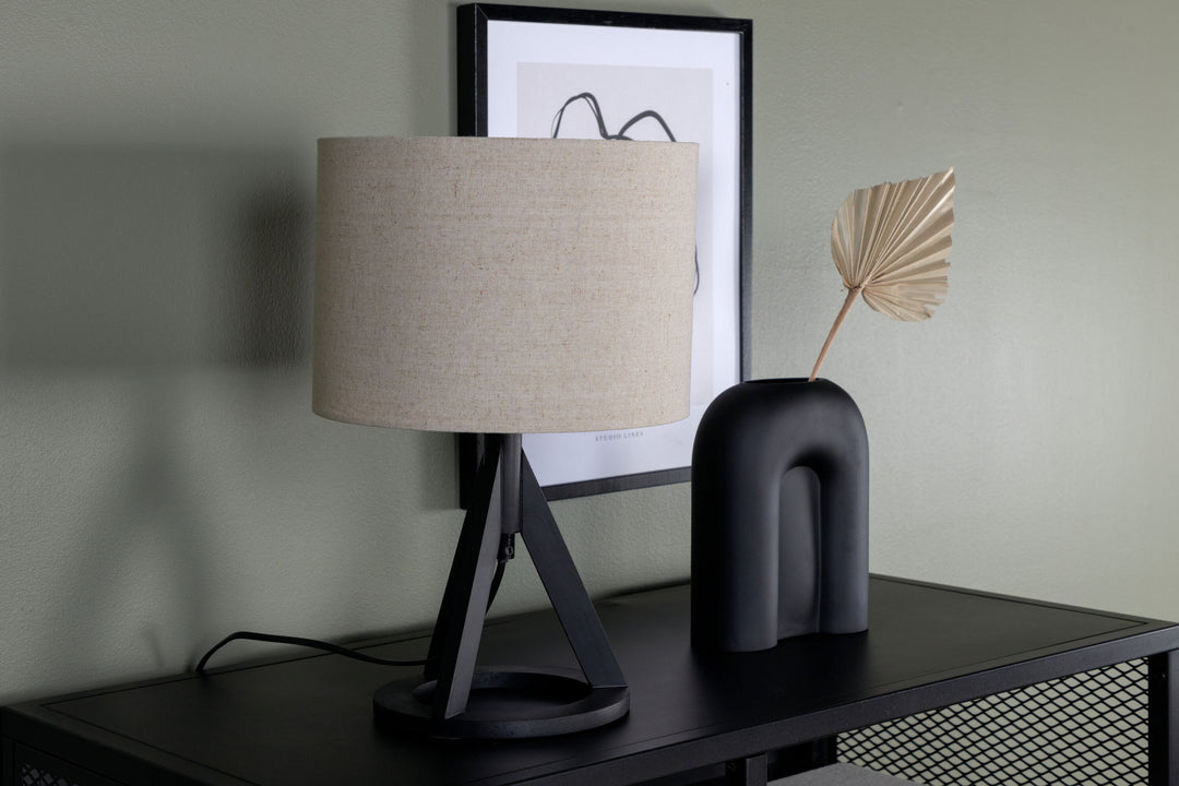 Venture Home Kona -Table Lamp - Black/Linen