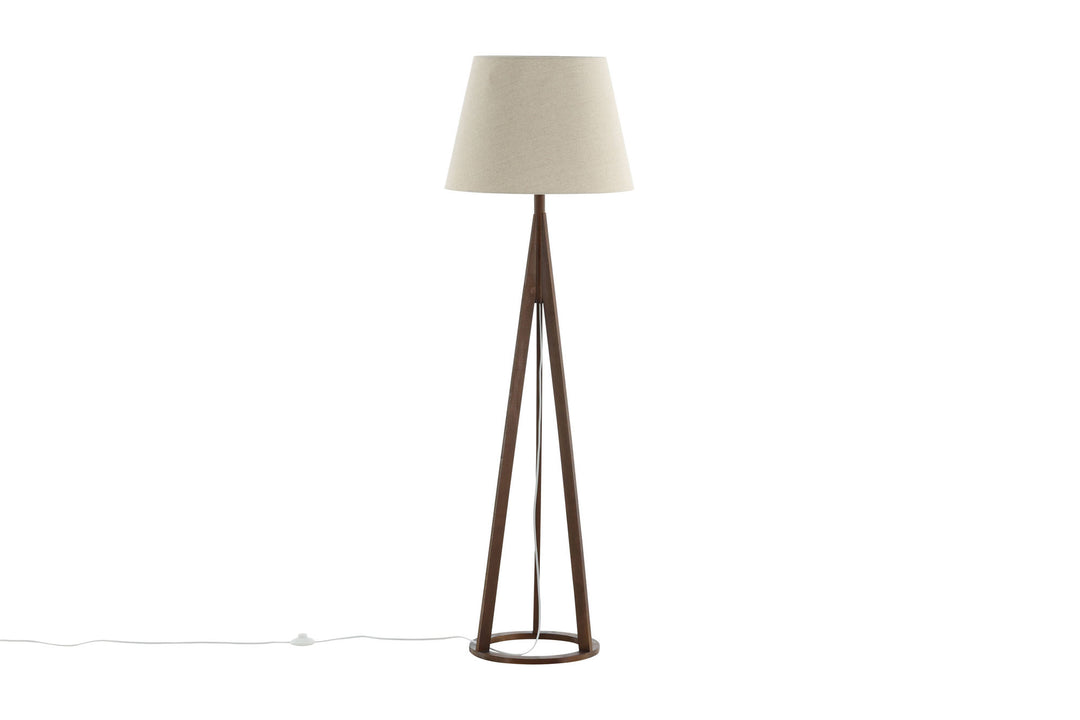 Venture Home Kona -Floor Lamp - Espresso/Linen