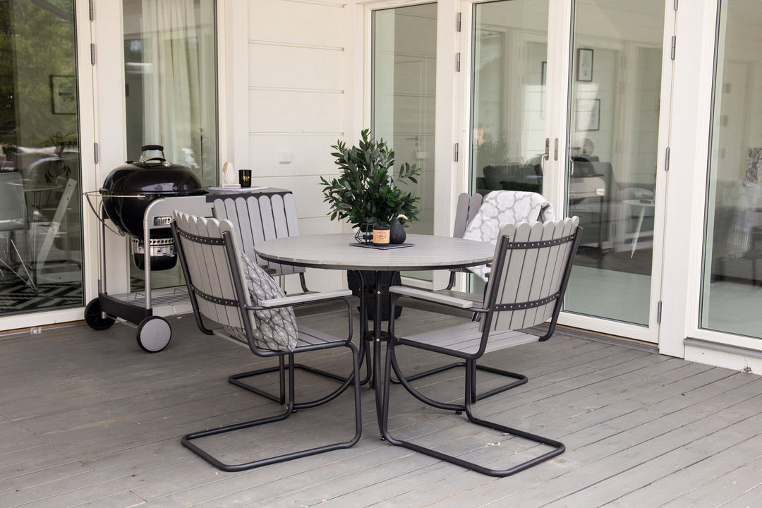 Venture Home Holmsund Dining set - Black/Grey