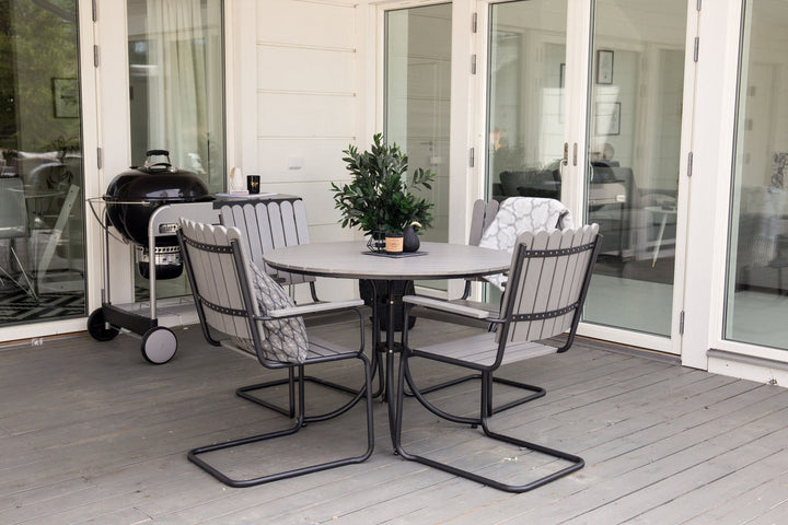 Venture Home Holmsund Dining set - Black/Grey