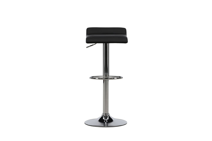 Venture Home Jonna Bar Chair 2-pack - Chromed Steel / Black Fabric