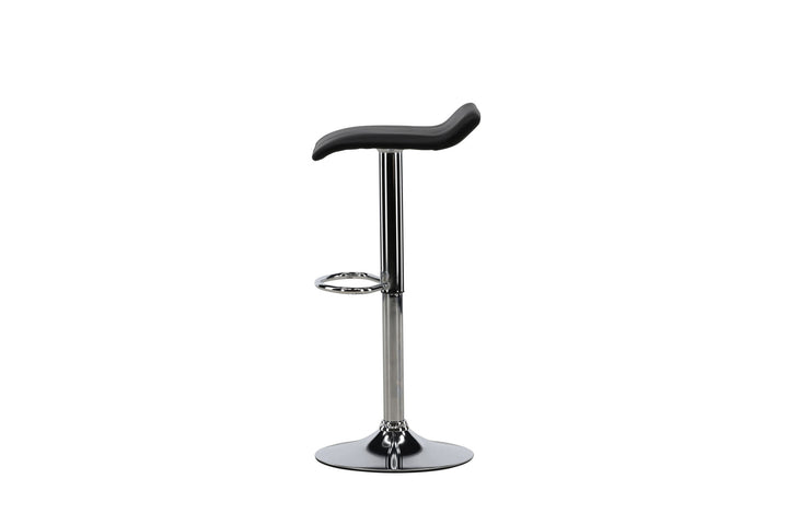 Venture Home Jonna Bar Chair 2-pack - Chromed Steel / Black Fabric