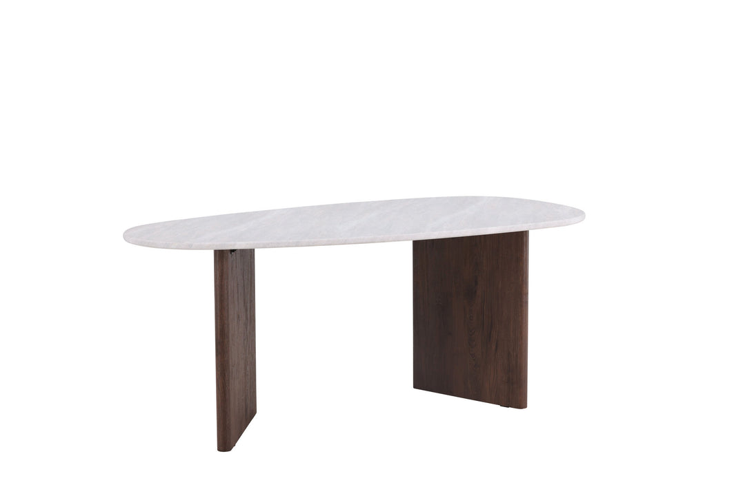 Venture Home Grönvik Dining Table 180*75 - Mocca / Light Grey Concretelook MDF