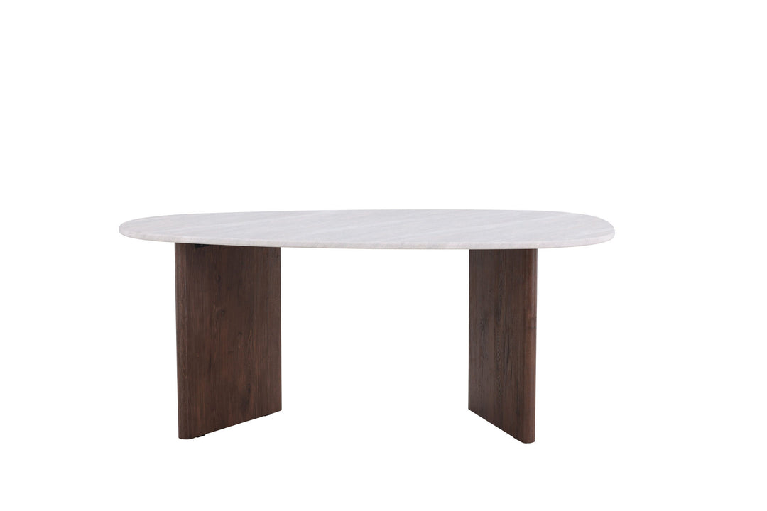 Venture Home Grönvik Dining Table 180*75 - Mocca / Light Grey Concretelook MDF
