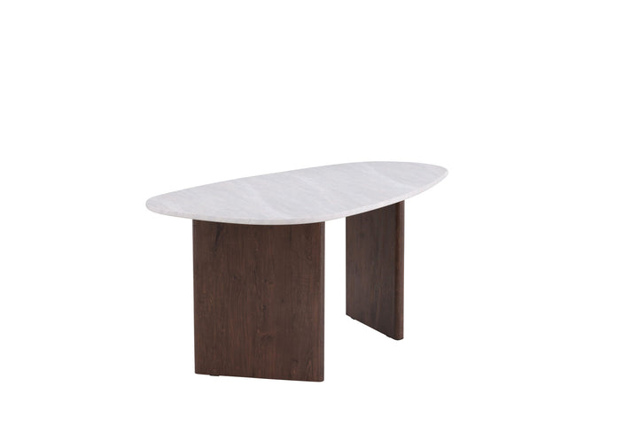 Venture Home Grönvik Dining Table 180*75 - Mocca / Light Grey Concretelook MDF