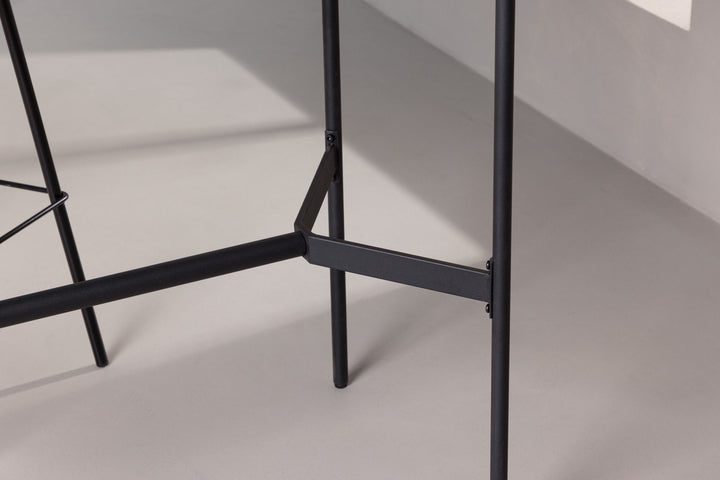 Venture Home Rax Bar Table 120*60 - Black / Black MDF