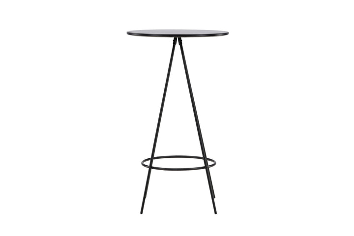 Venture Home Bistro Bar Table φ60 - Black / MDF with veneer