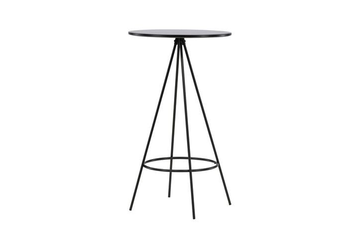 Venture Home Bistro Bar Table φ60 - Black / MDF with veneer