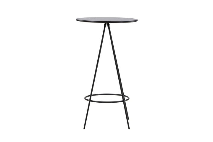 Venture Home Bistro Bar Table φ60 - Black / MDF with veneer