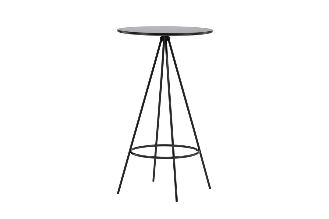 Venture Home Bistro Bar Table φ60 - Black / MDF with veneer