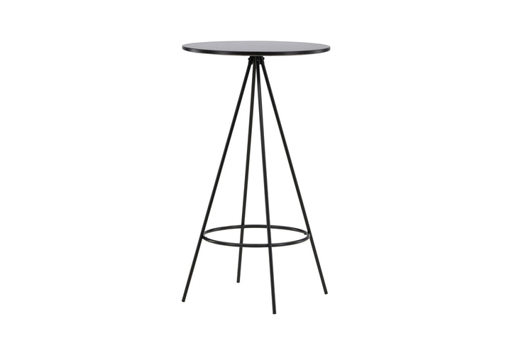 Venture Home Bistro Bar Table φ60 - Black / MDF with veneer