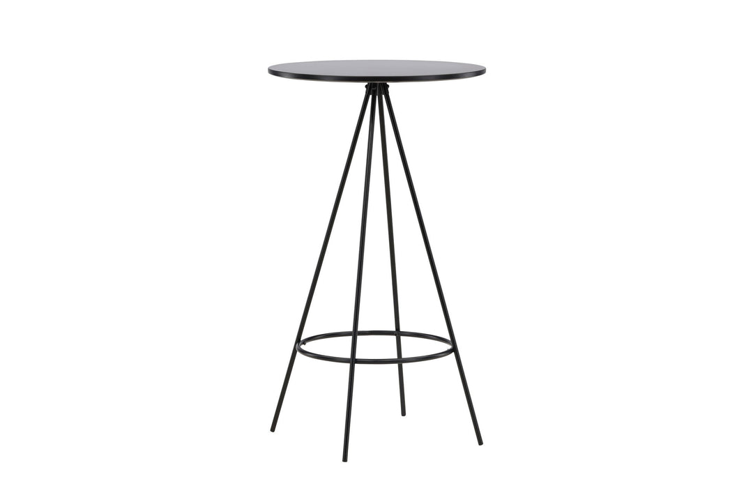Venture Home Bistro Bar Table φ60 - Black / MDF with veneer