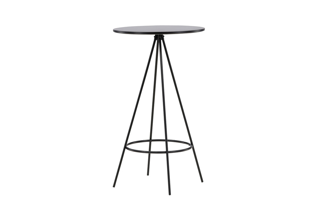 Venture Home Bistro Bar Table φ60 - Black / MDF with veneer