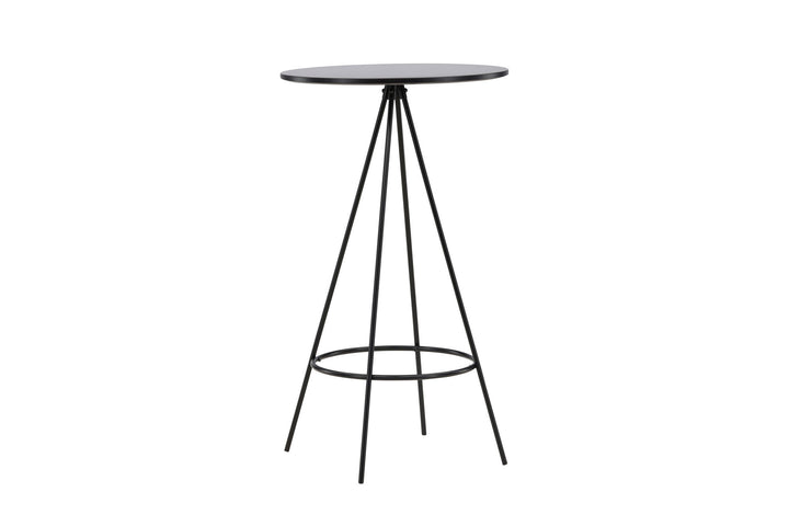 Venture Home Bistro Bar Table φ60 - Black / MDF with veneer