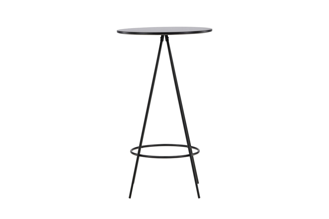 Venture Home Bistro Bar Table φ60 - Black / MDF with veneer