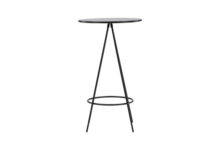 Venture Home Bistro Bar Table φ60 - Black / MDF with veneer