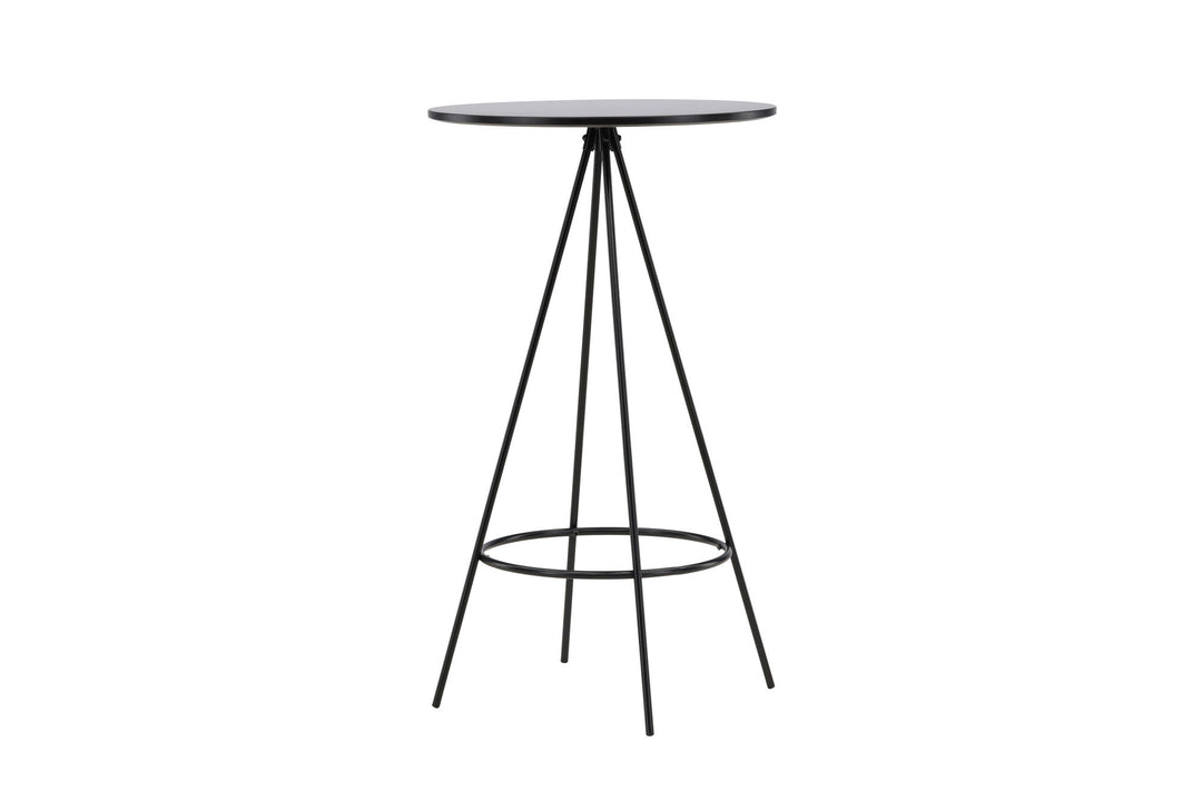 Venture Home Bistro Bar Table φ60 - Black / MDF with veneer