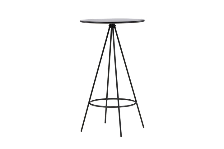 Venture Home Bistro Bar Table φ60 - Black / MDF with veneer