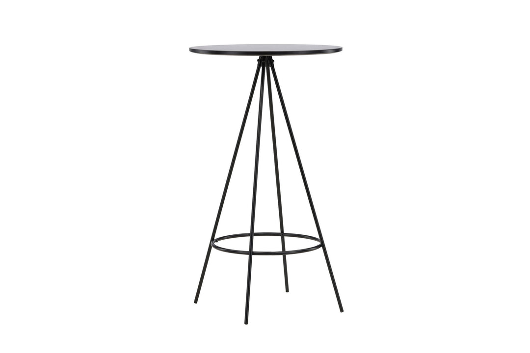 Venture Home Bistro Bar Table φ60 - Black / MDF with veneer