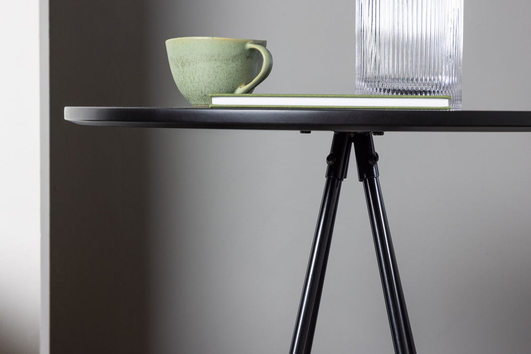 Venture Home Bistro Bar Table φ60 - Black / MDF with veneer