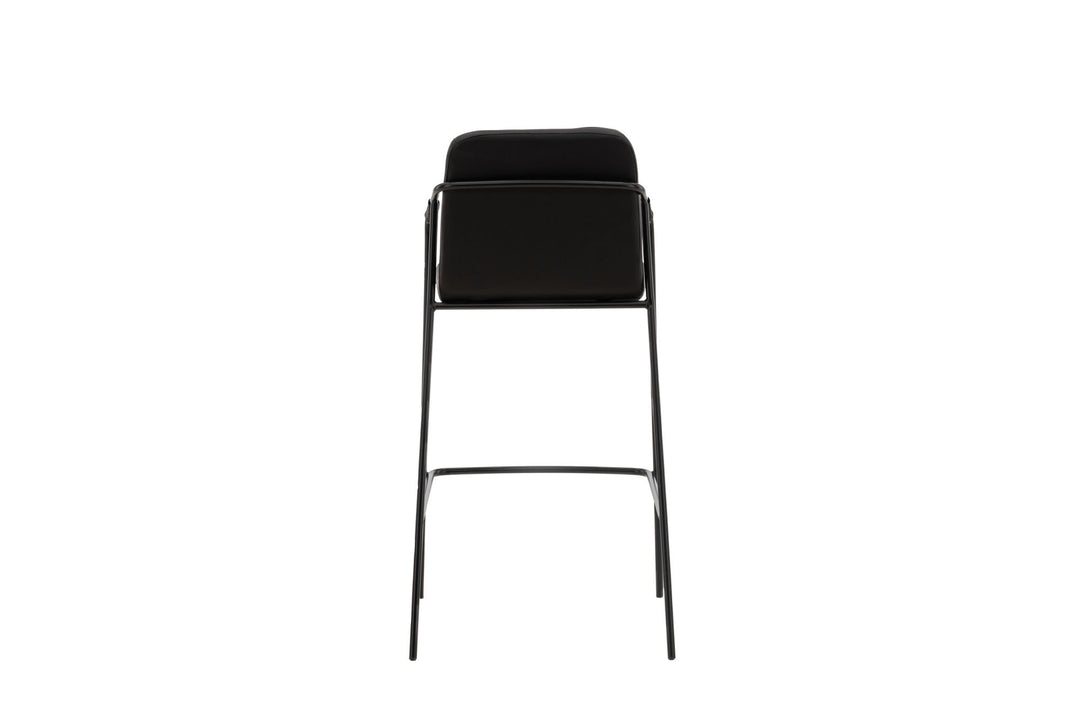 Venture Home Tvist Bar Chair 2-pack - Black / Black PU