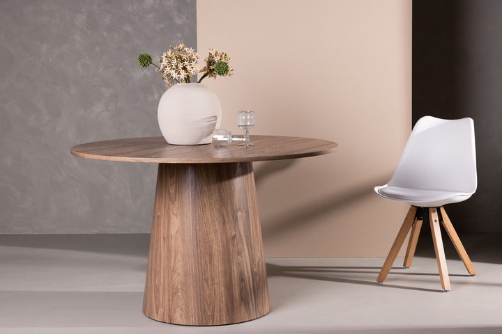 Venture Home Lanzo Dining Table φ120 - Natural / Natural MDF
