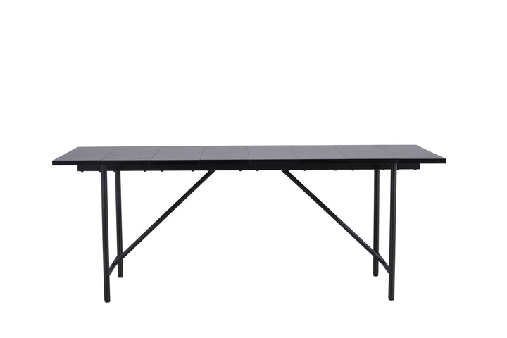 Venture Home Astrid Dining Table 200*75 - Matte black / Matte black MDF with veneer