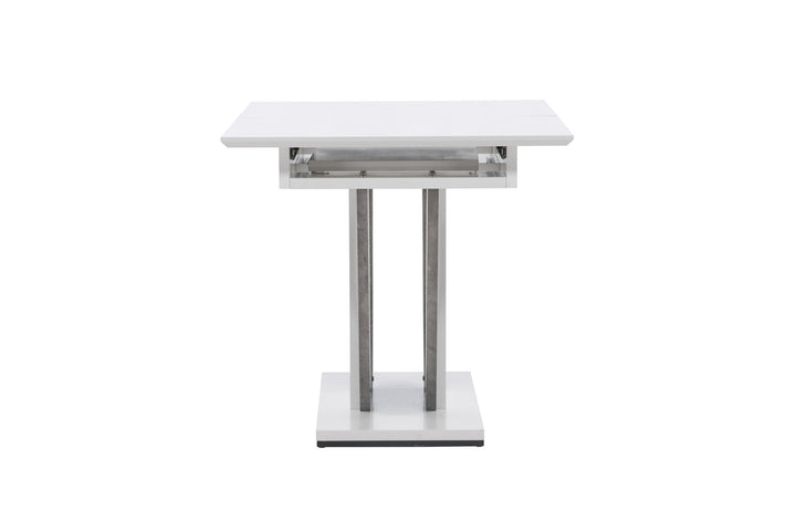 Venture Home Disa Dining Table 120/160*80 - White / Grey MDF
