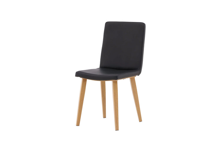 Venture Home Today Dining Chair 2-pack - Nature / Black PU