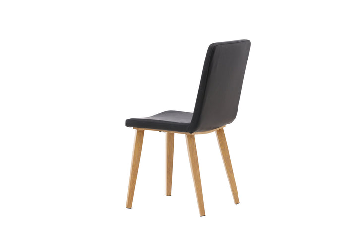 Venture Home Today Dining Chair 2-pack - Nature / Black PU
