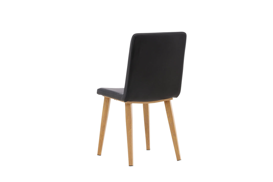 Venture Home Today Dining Chair 2-pack - Nature / Black PU