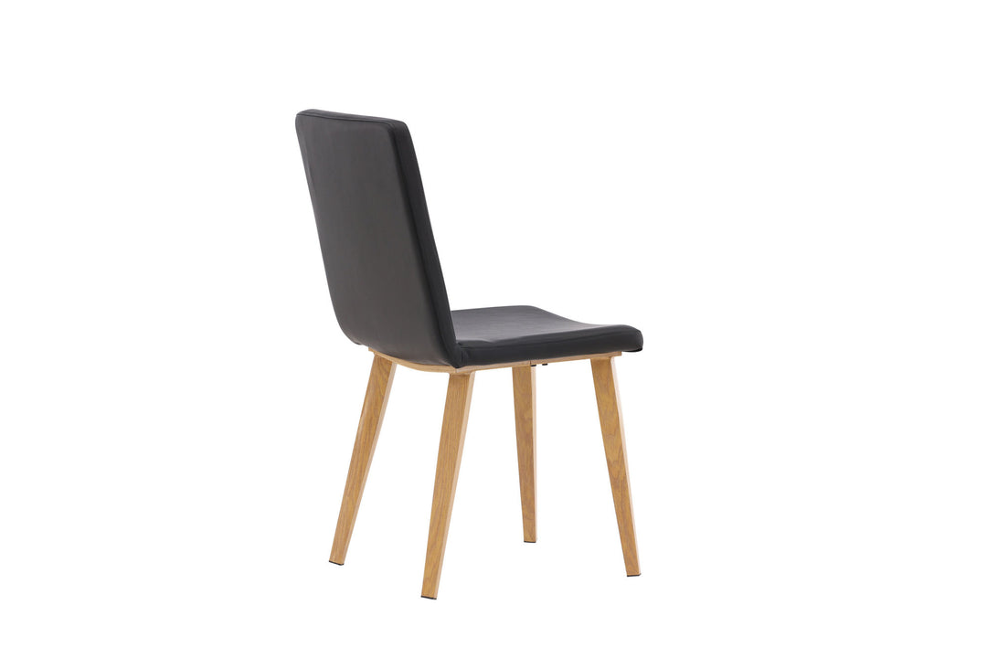 Venture Home Today Dining Chair 2-pack - Nature / Black PU