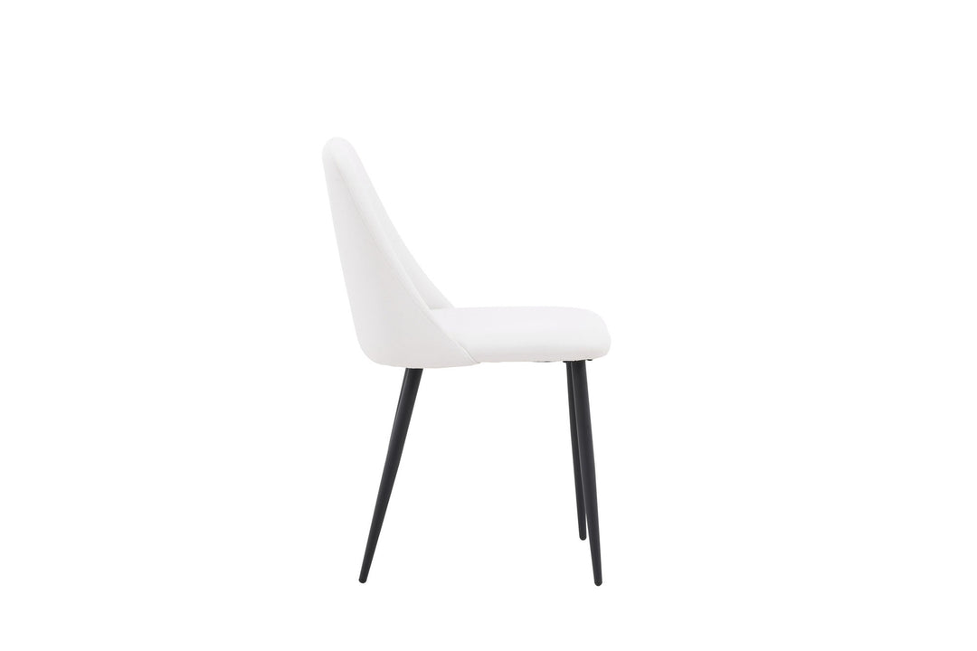 Venture Home Night Dining Chair 2-pack - Black / White PU