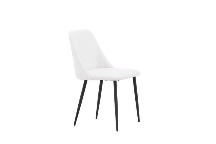 Venture Home Night Dining Chair 2-pack - Black / White PU