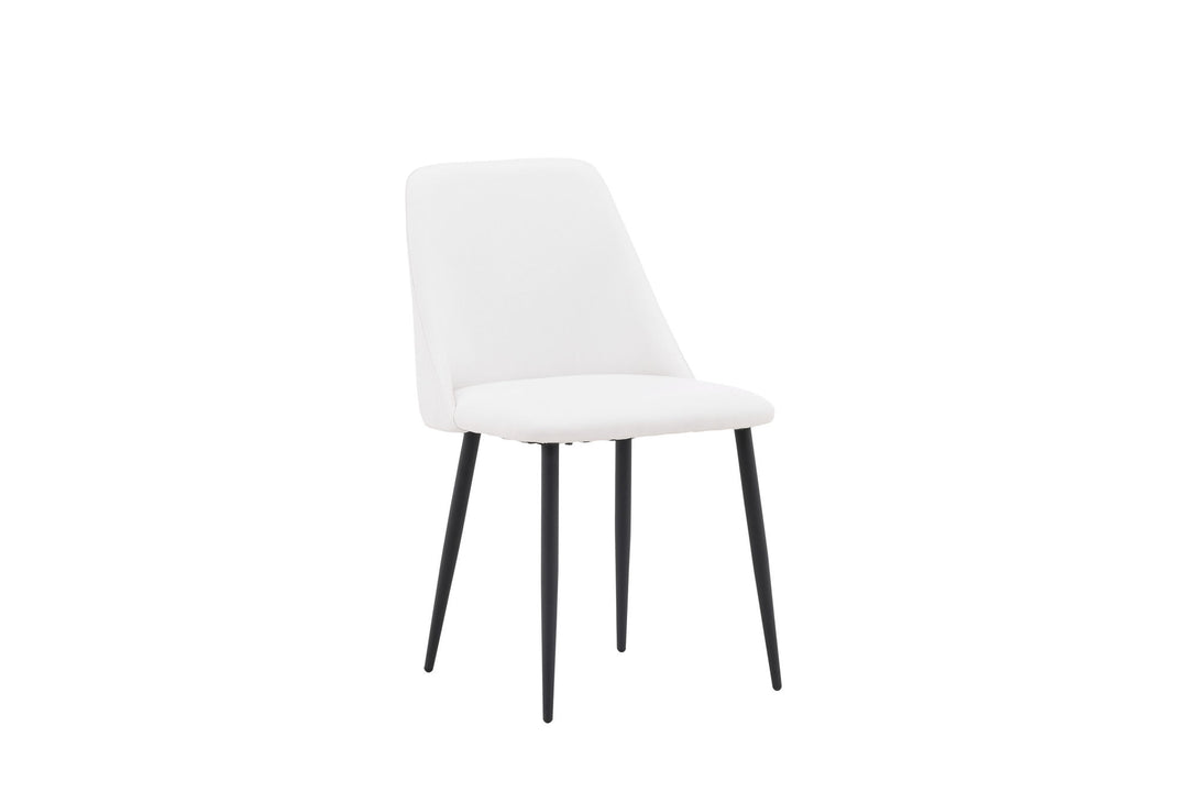 Venture Home Night Dining Chair 2-pack - Black / White PU