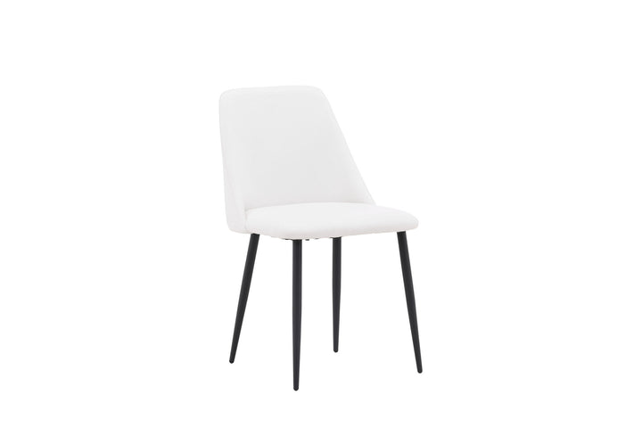 Venture Home Night Dining Chair 2-pack - Black / White PU