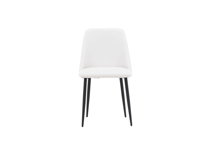 Venture Home Night Dining Chair 2-pack - Black / White PU