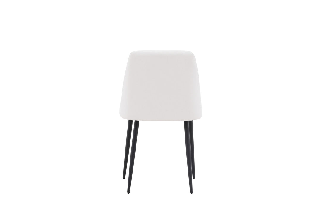 Venture Home Night Dining Chair 2-pack - Black / White PU