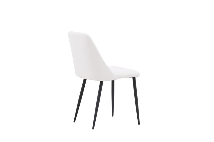 Venture Home Night Dining Chair 2-pack - Black / White PU