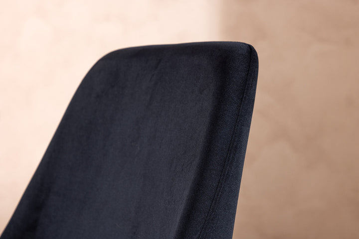 Venture Home Night Dining Chair 2-pack - Black / Black Velvet