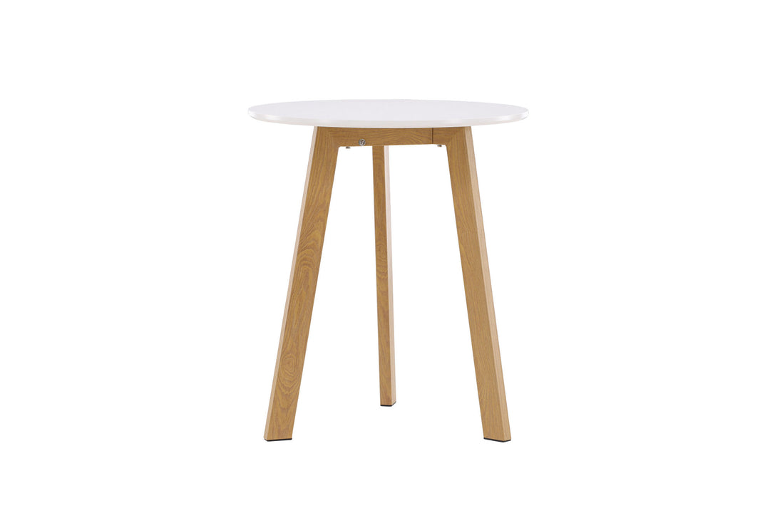 Venture Home Leonora Dining Table φ65 - Oaklook / White MDF