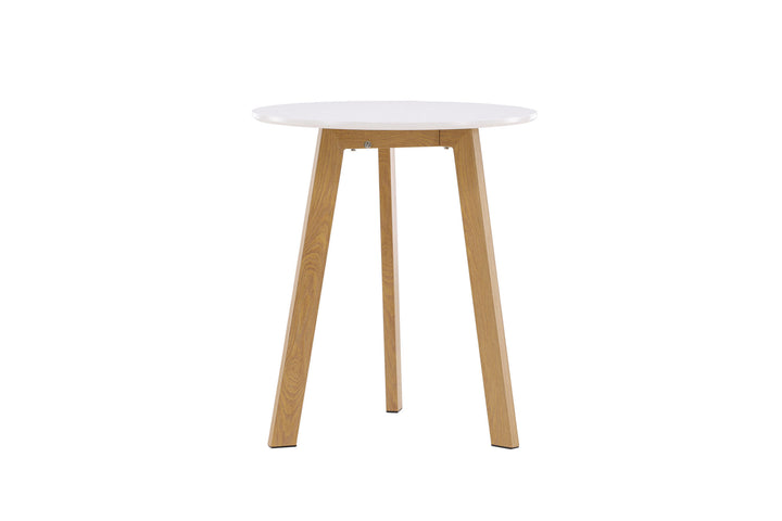 Venture Home Leonora Dining Table φ65 - Oaklook / White MDF