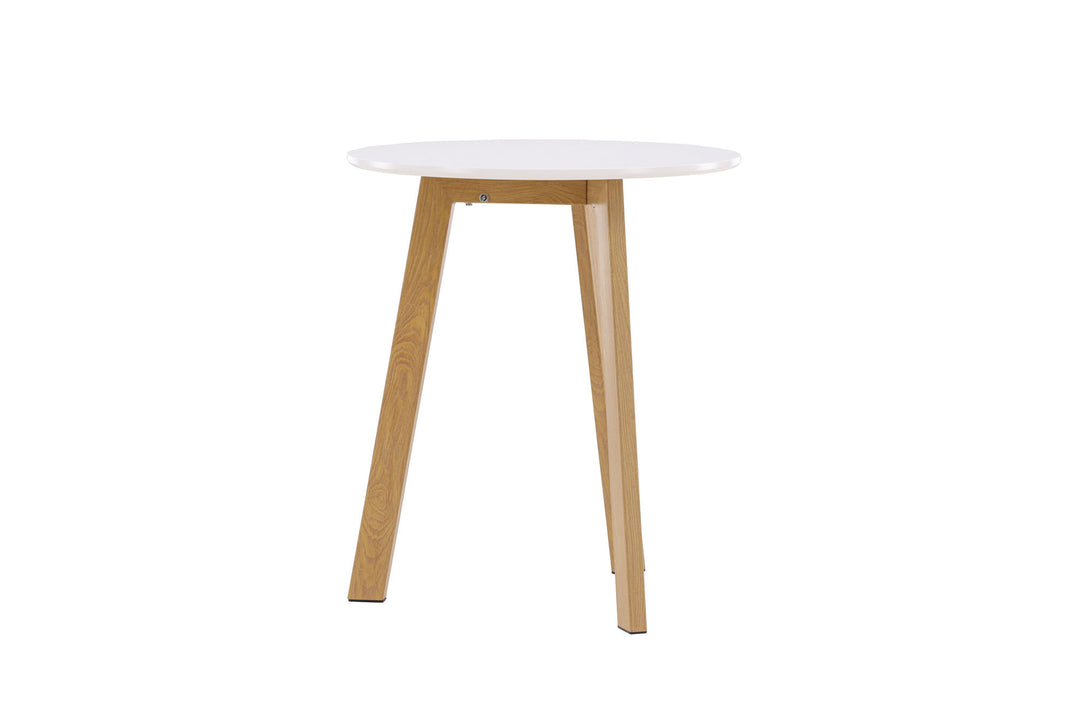 Venture Home Leonora Dining Table φ65 - Oaklook / White MDF