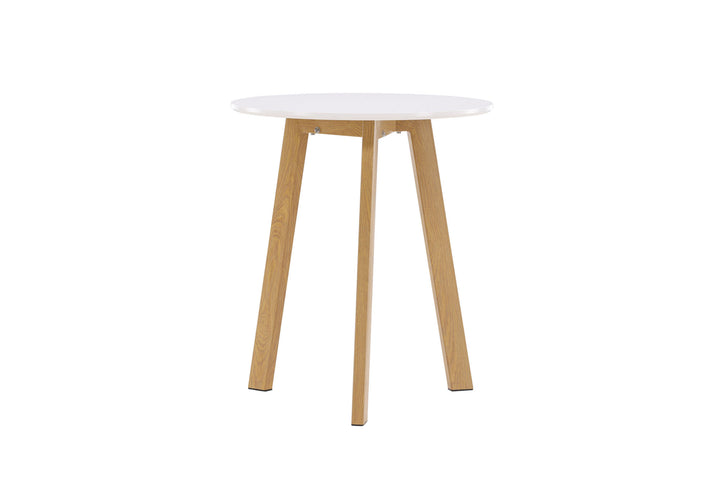 Venture Home Leonora Dining Table φ65 - Oaklook / White MDF
